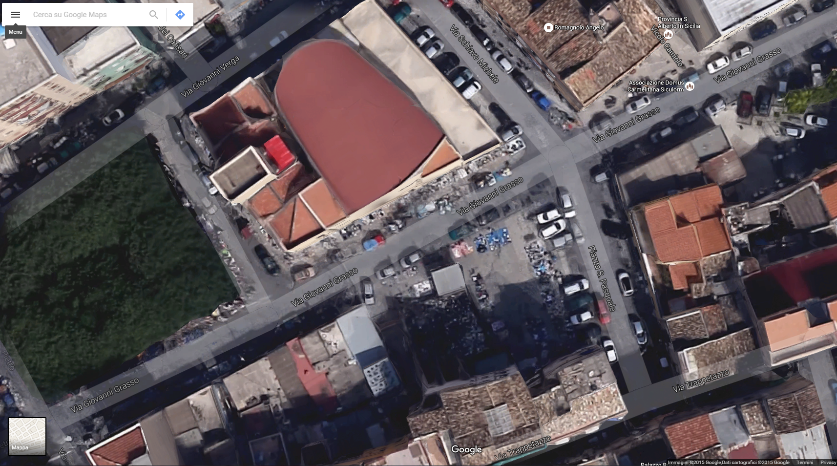 I rifiuti visti dal satellite di Google Earth